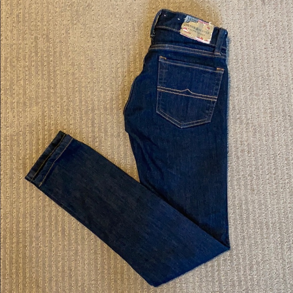 EUC! Ralph Lauren Dark Wash Skinny Jeans